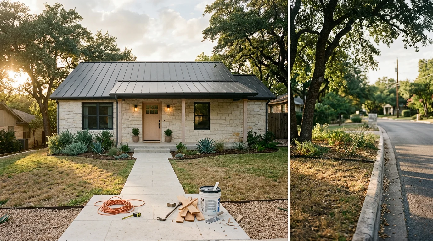 Tri-State Homes and Construction remodeling crew renovating a Texas home interior
